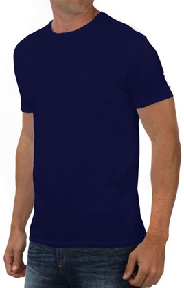 Navy Blue Color Round Neck T Shirt